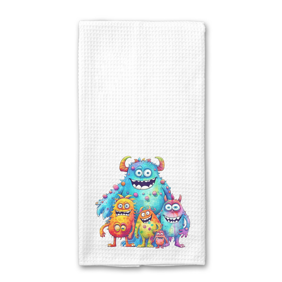 Monster Family Kitchen Towel