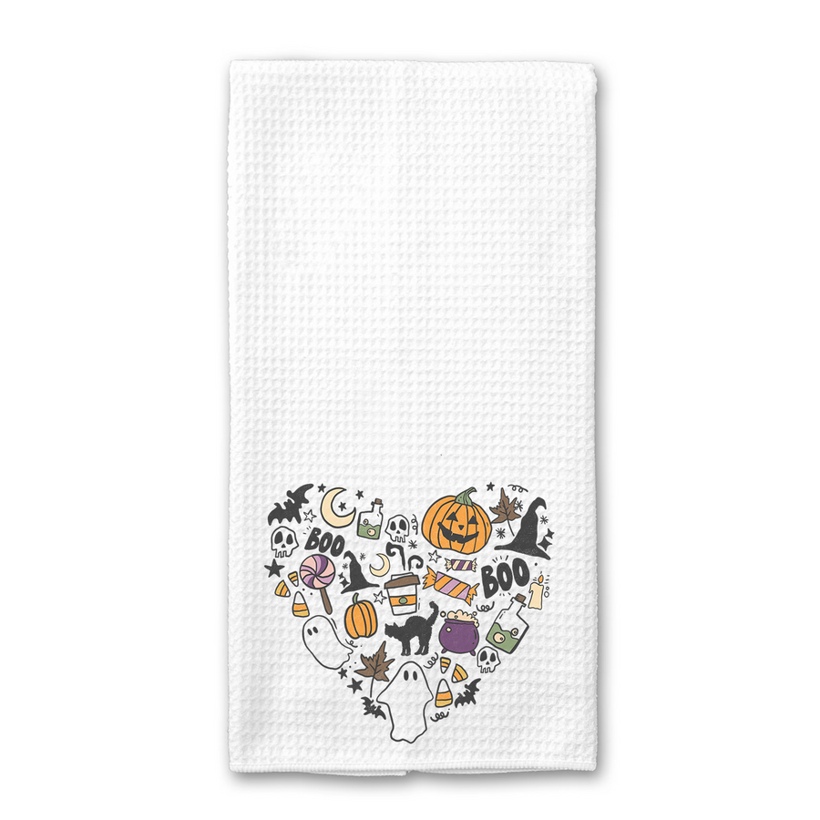 The Love of Halloween Kitchen Towel