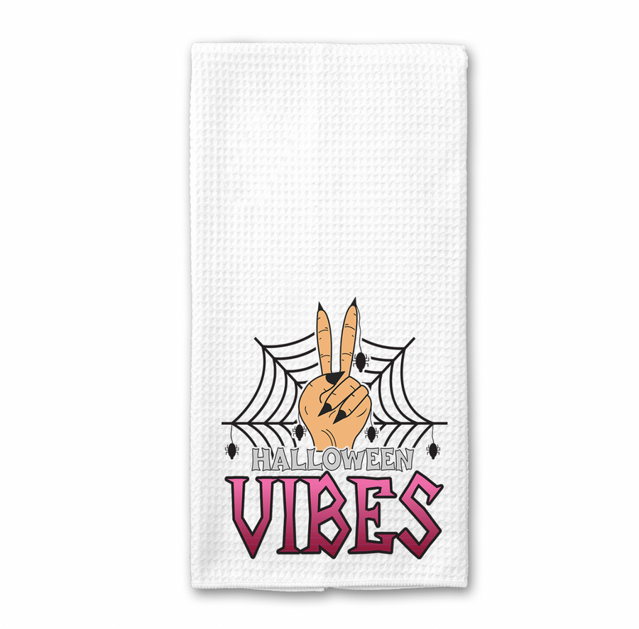 Halloween Vibes Kitchen Towel