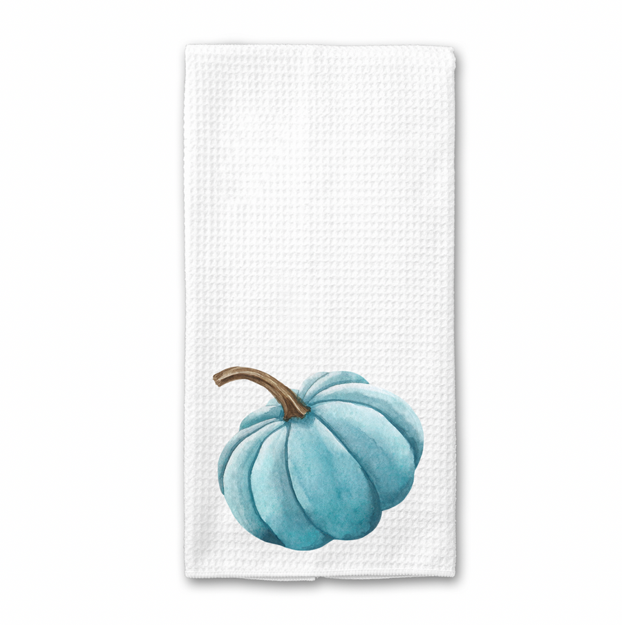 Country Blue Pumpkin Kitchen Towel
