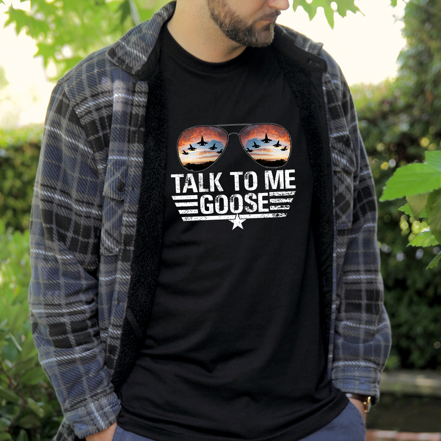 Talk To Me Goose Sunset Unisex T-shirt
