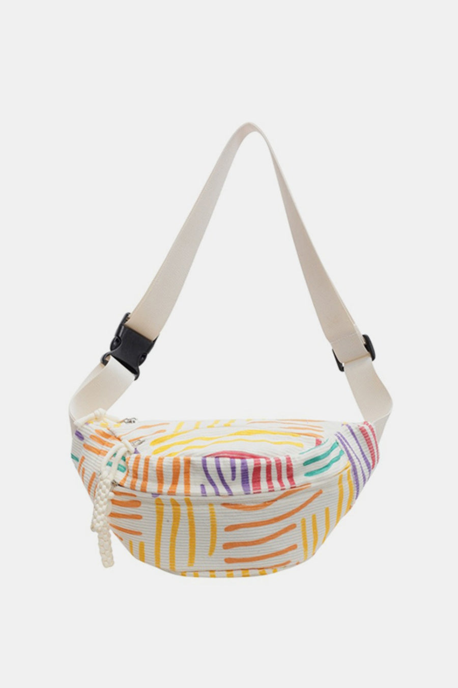 Printed Adjustable Strap Sling Bag