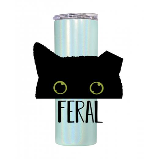 20oz Shimmer Skinny Tumbler --- Design Your Own