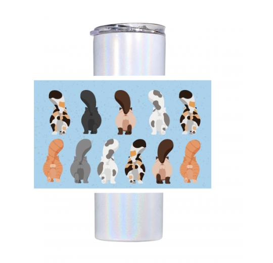 20oz Shimmer Skinny Tumbler --- Design Your Own