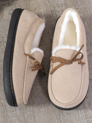 Bow Round Toe Flat Slip-Ons