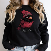 Arizona Beanie Cardinal Vintage Cartoon Unisex Sweatshirt