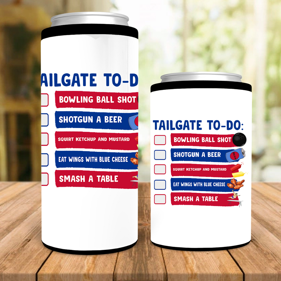 Buffalo Tailgate To Do List Can Cooler