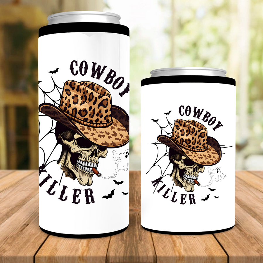 Cowboy Killer Skull Can Cooler