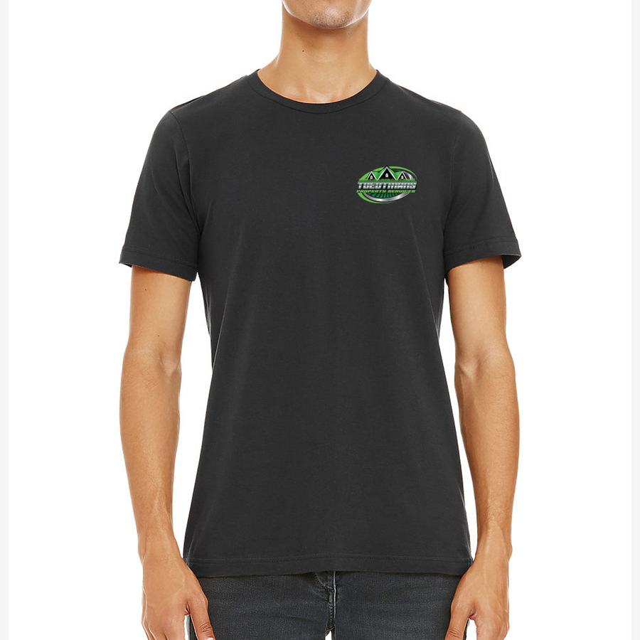 Toedtmans Property Services Pocket & Back Print Unisex T-shirt