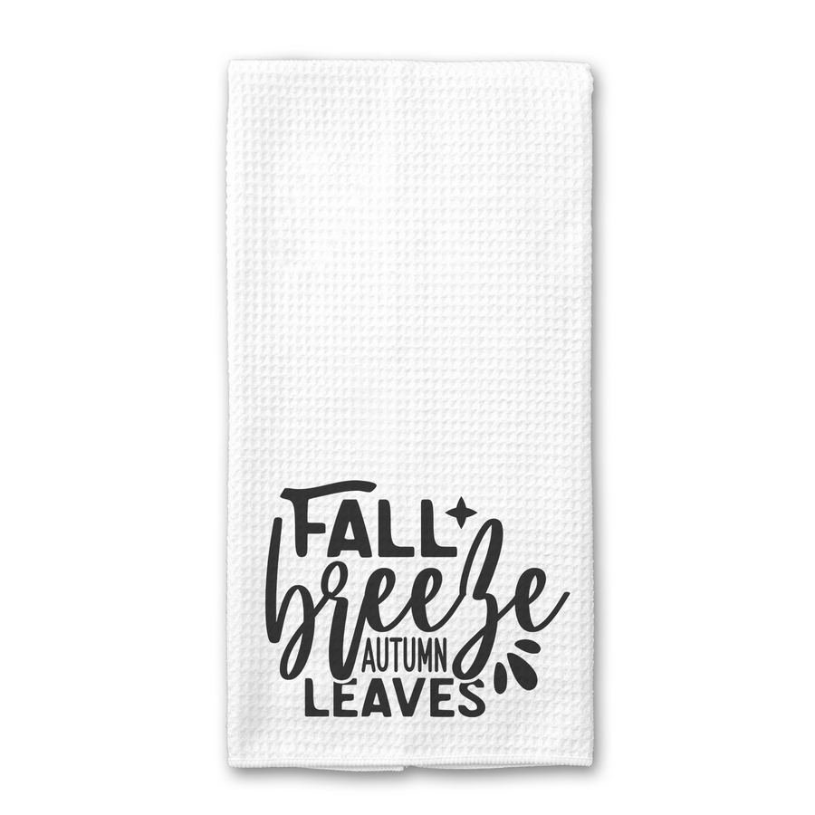 Fall Breeze Autumn Leaves Kitchen Towel