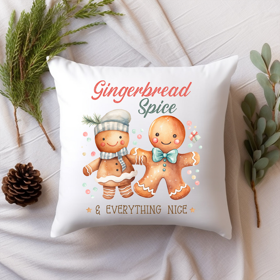 Gingerbread Spice Pillow Case