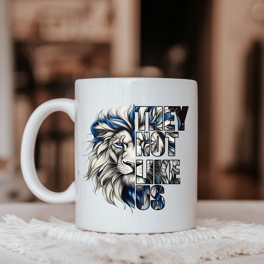 They Not like Us Lions 15oz Mug