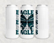 Eagles Football Bow Can Cooler