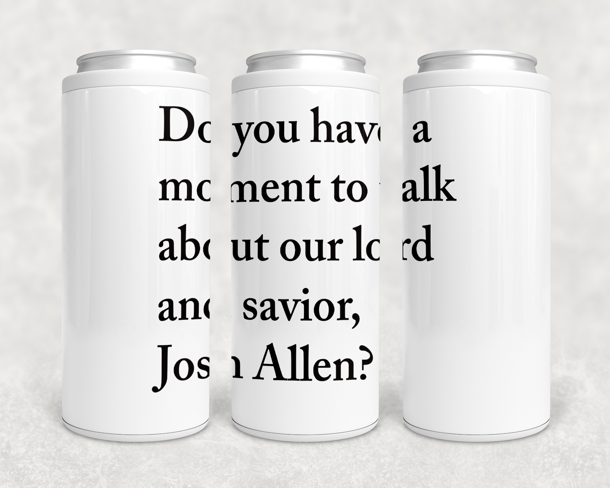 Talk About Our Lord and Savior Josh Can Cooler