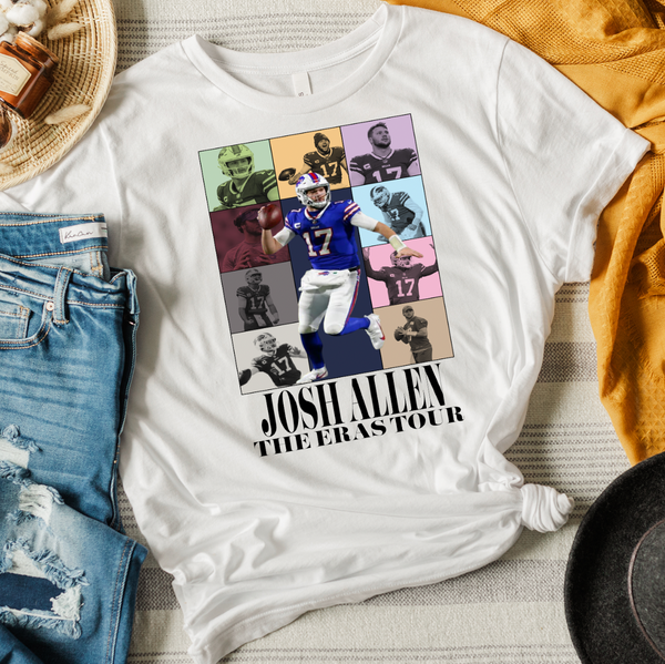 Youth Josh Allen Eras Tour Shirt, Buffalo Football Tee for kids, Bills  Mafia Shirt