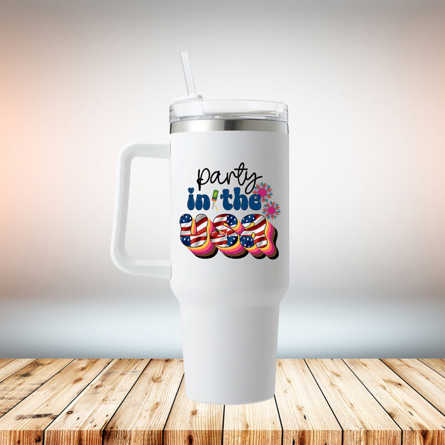 Party in the USA 40oz Travel Mug
