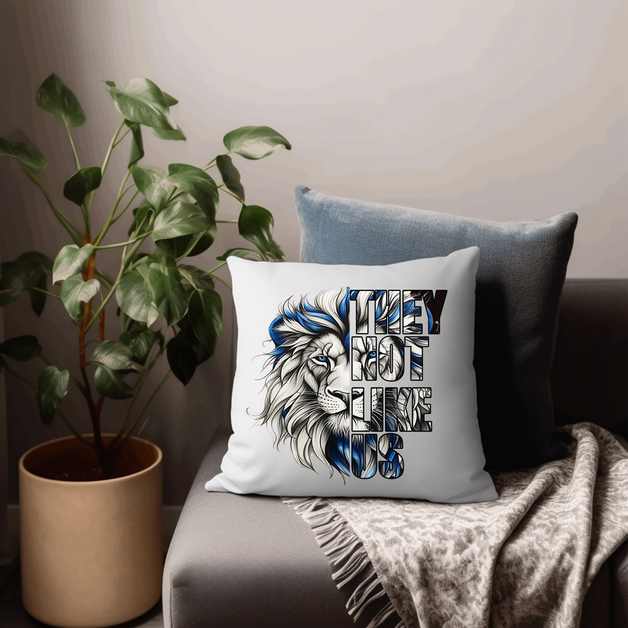 They Not Like Us Lions Pillow Case