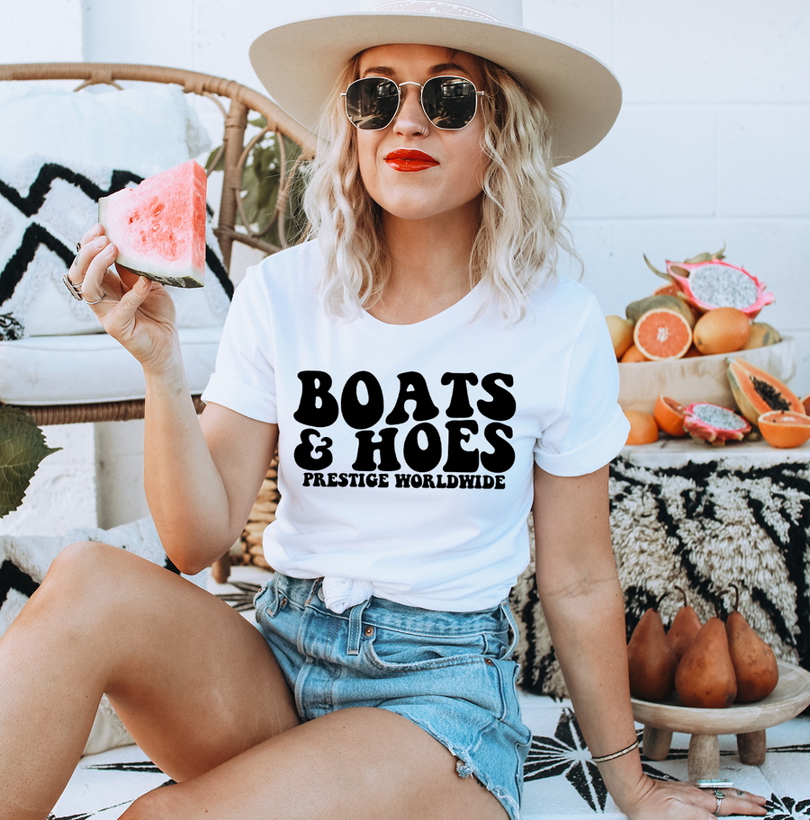 Boats and Hoes Unisex T-shirt