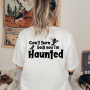 Haunted T-shirt - Left Pocket and Back