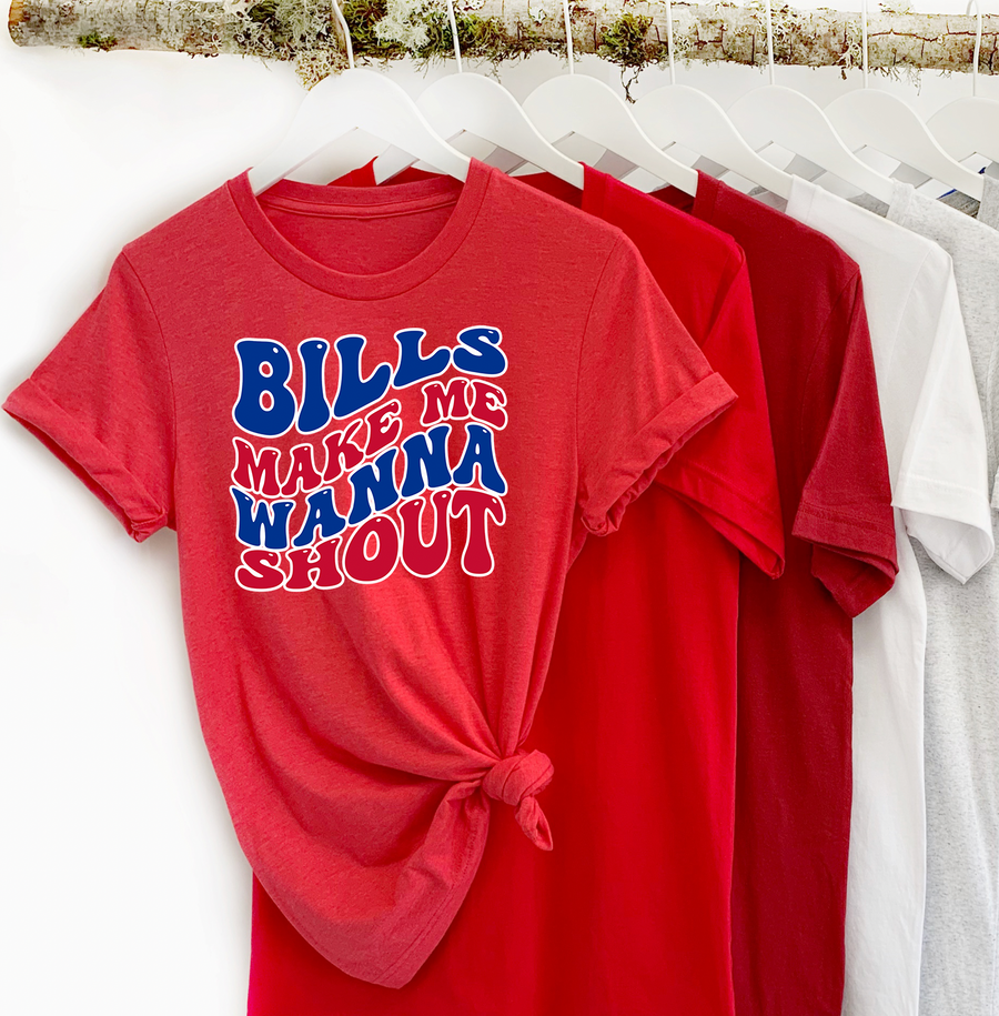 Bills Make Me Wanna Shout Unisex T-shirt