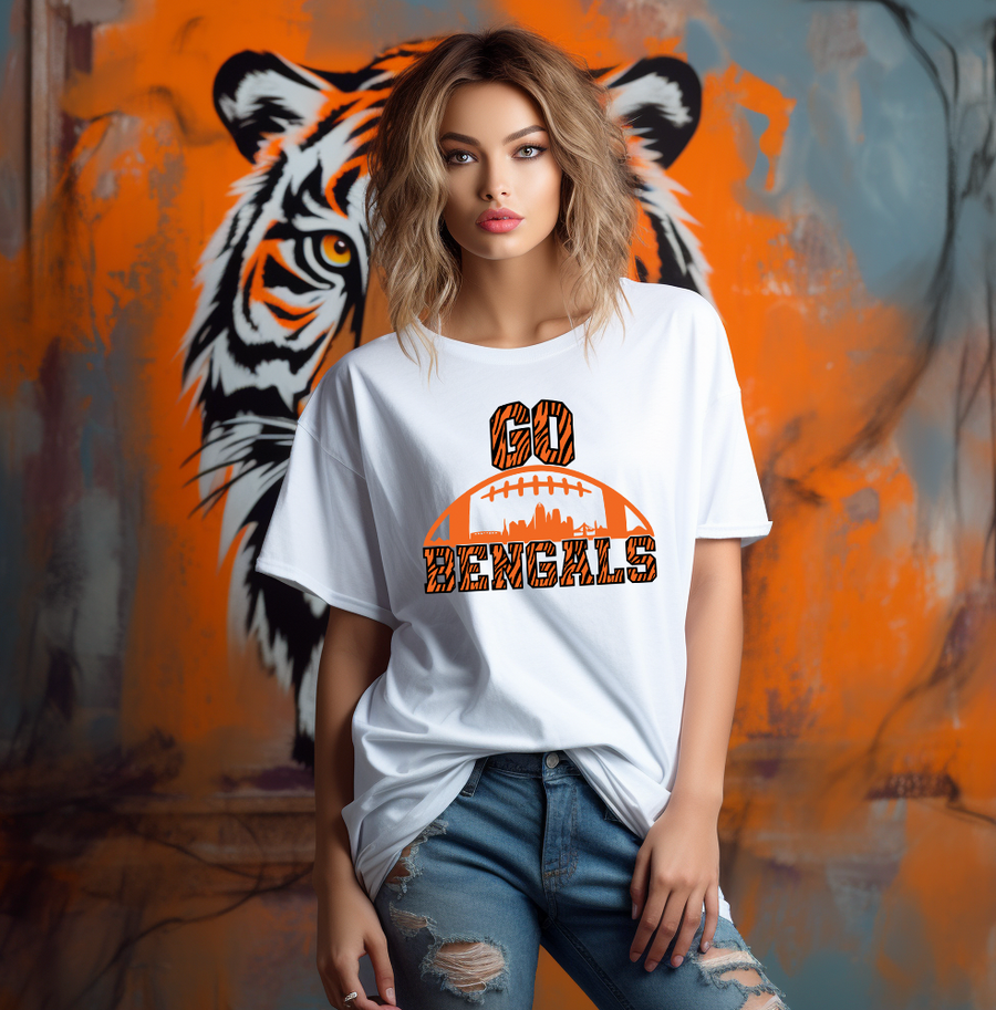Go Bengals Zubaz  Unisex T-shirt