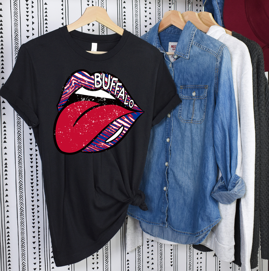 Distressed Buffalo Lips Unisex T-shirt