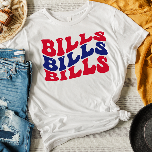 Let's Go Buffalo Bills Zubaz Short-sleeve Unisex Bella 