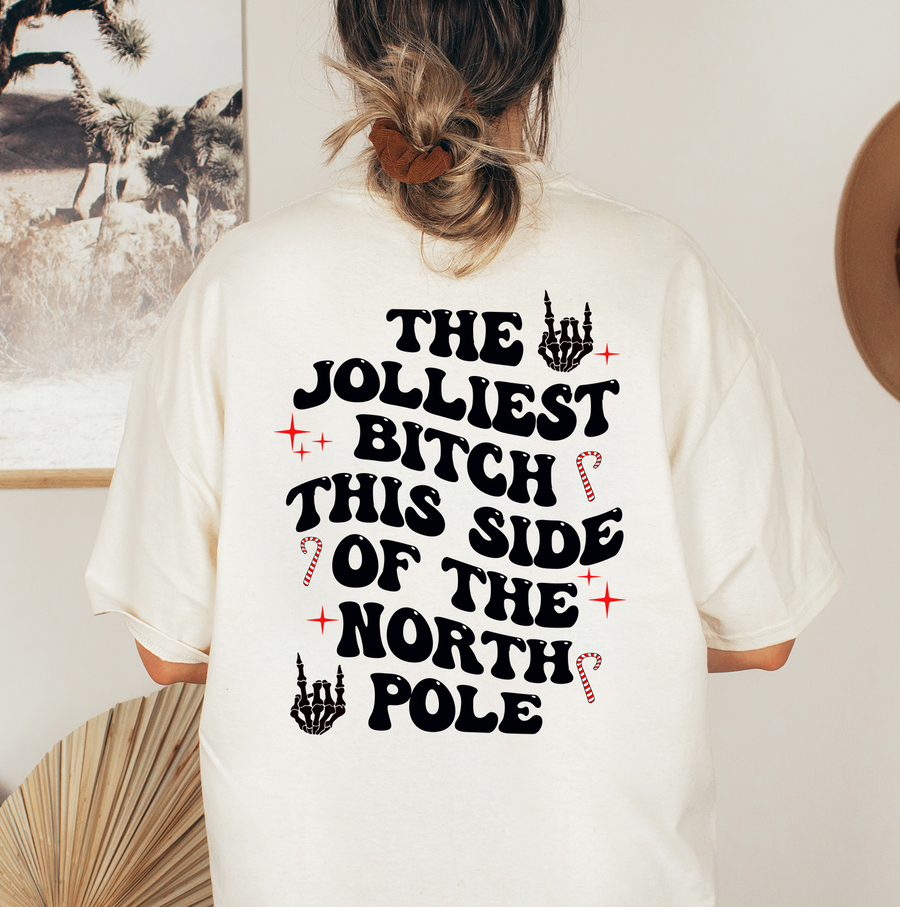 The Jolliest B Unisex T-shirt (Back Print)