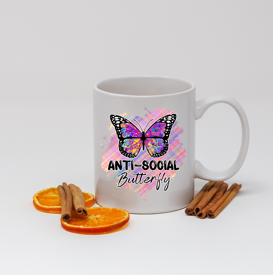 Anti-Social Butterfly 15oz Mug