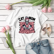 Skeleton Cat Mom Unisex T-shirt