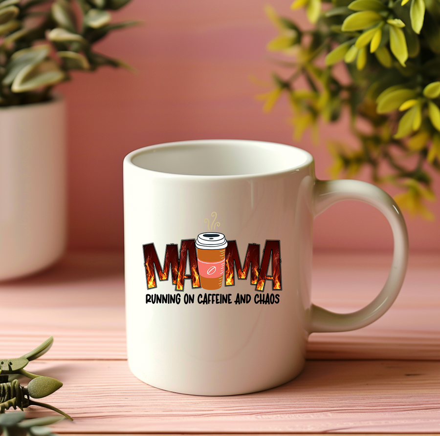 Mama Caffeine and Chaos 15oz Mug