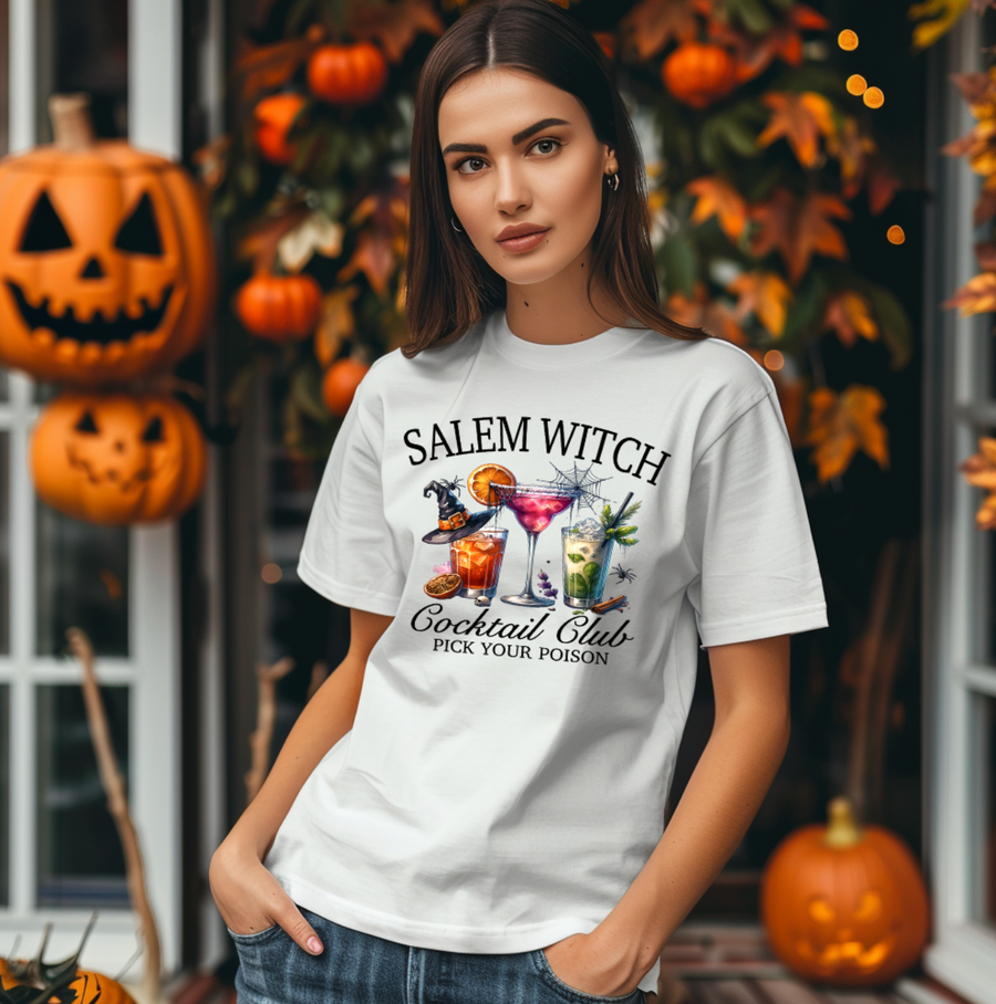 Salem Witch Cocktail Club Unisex T-shirt