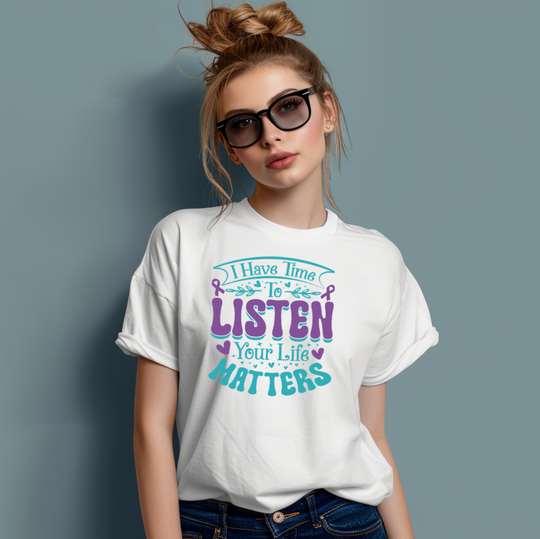 I Have Time To Listen Unisex T-shirt