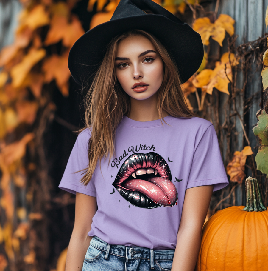 Bad Witch Tongue Unisex T-shirt