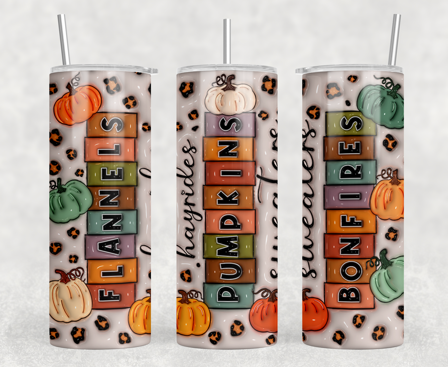 Fall Feels 20oz Skinny Tumbler