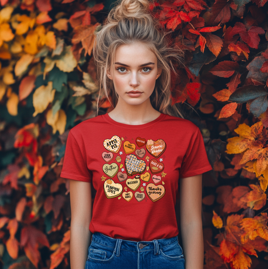 Thanksgiving Hearts Unisex T-shirt