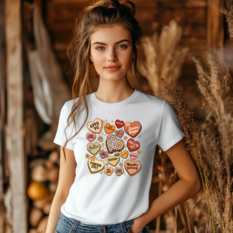 Thanksgiving Hearts Unisex T-shirt