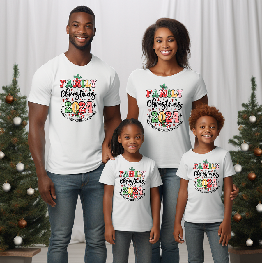 Family Christmas 2024 Youth T-shirt