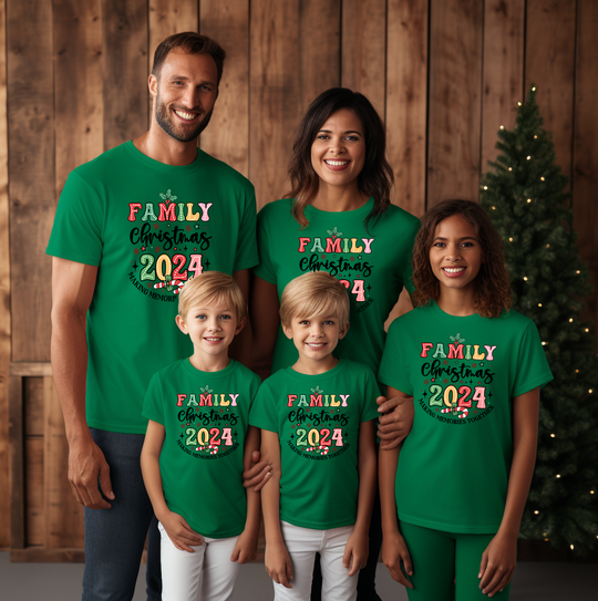 Family Christmas 2024 Unisex T-shirt