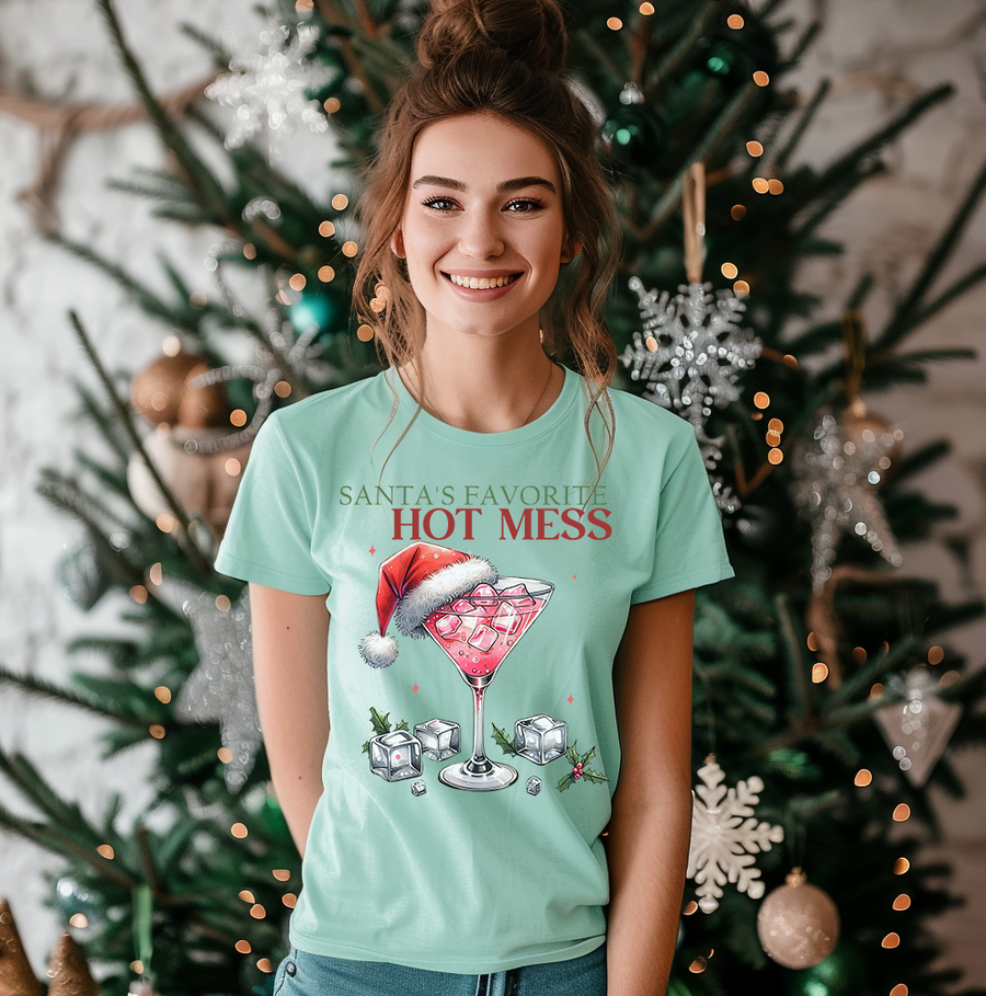 Santa's Favorite Hot Mess Unisex T-shirt