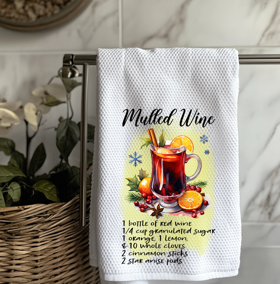 Mulled Wine Kitchen Towel