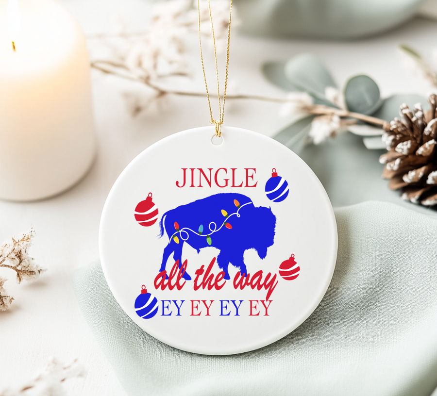 Jingle All The Way Bills - Holiday Ornament