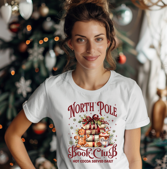 North Pole Book Club Unisex T-shirt