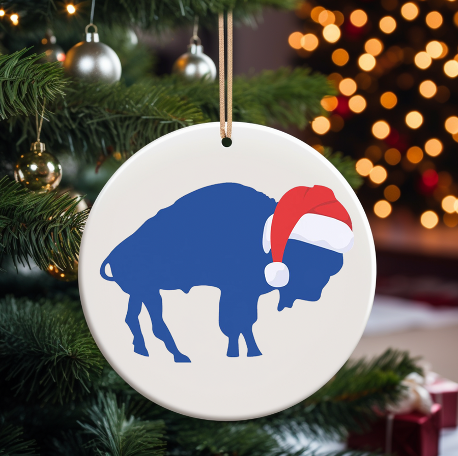 Buffalo Santa  - Holiday Ornament