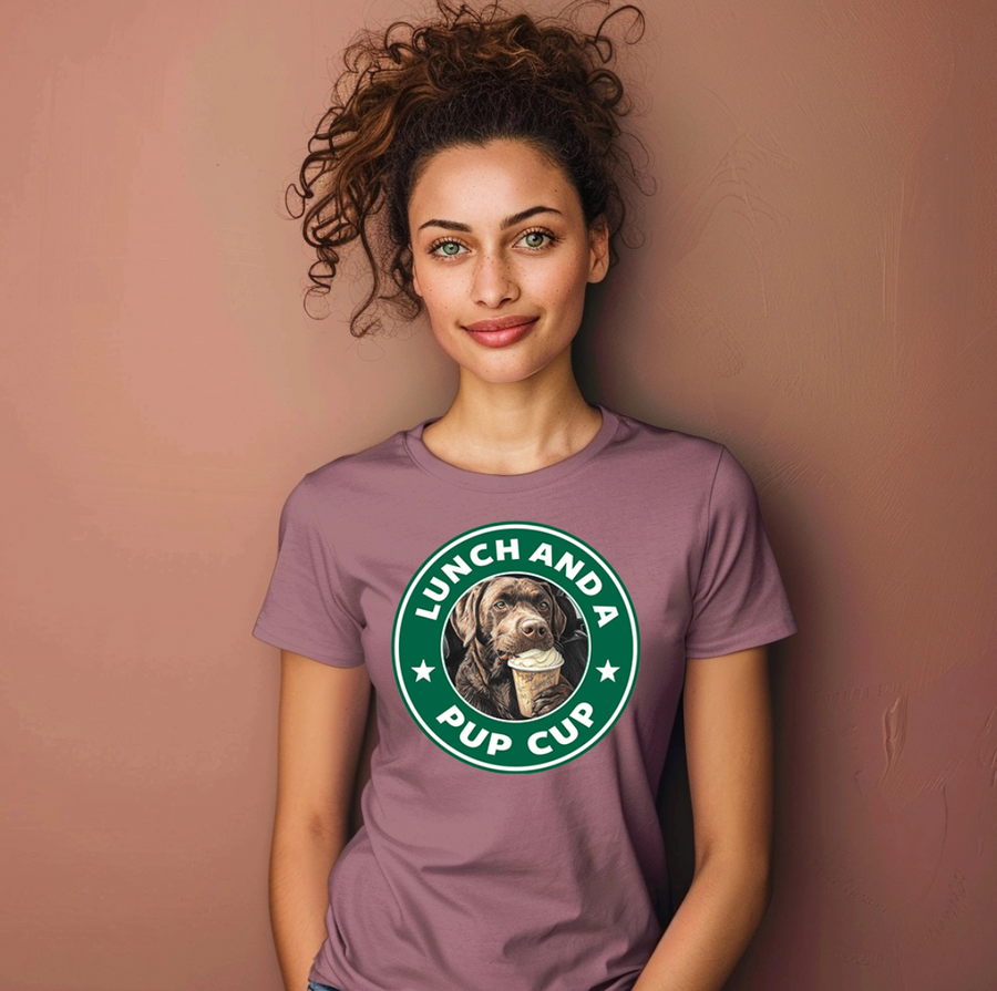 Lunch And A Pup Cup Unisex T-shirt