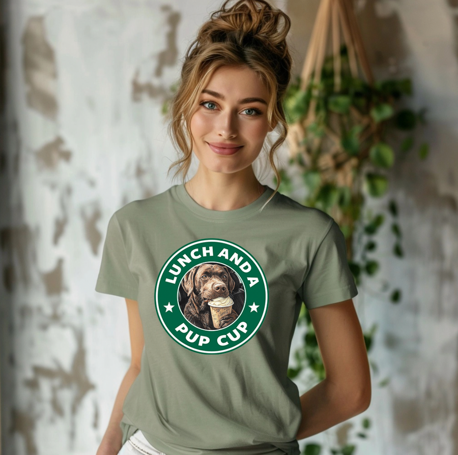 Lunch And A Pup Cup Unisex T-shirt