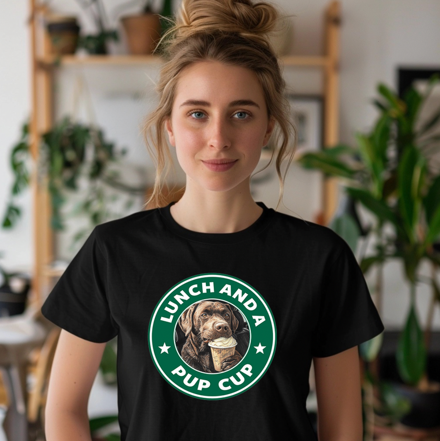 Lunch And A Pup Cup Unisex T-shirt