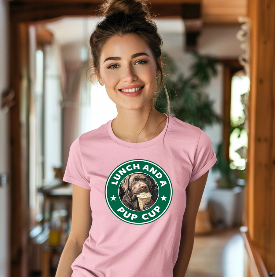 Lunch And A Pup Cup Unisex T-shirt