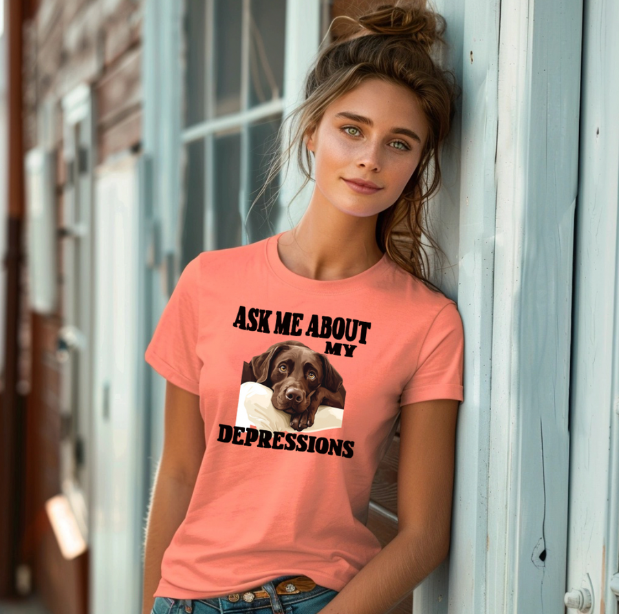 Ask Me About My Depressions Unisex T-shirt