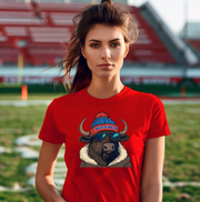 Buffalo In a Beanie Unisex T-shirt